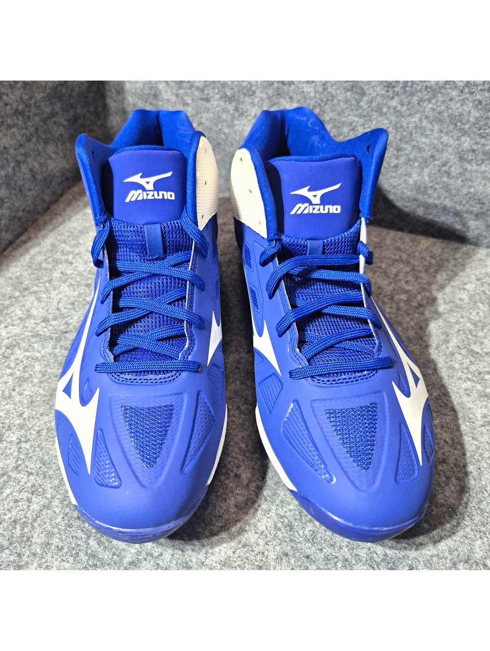 Mizuno Men's Baseball/Softball Cleats Blue/White US 11.5